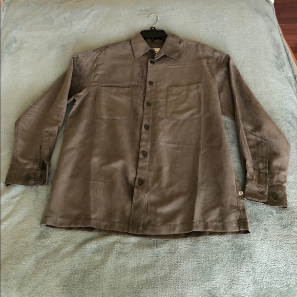 Solitude Other - Solitude Men’s Micro Suede Button Down Shirt